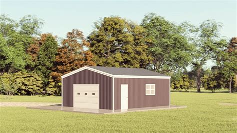 metal building house plans with garage|20x24 metal garage package.